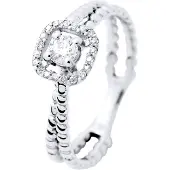 Diadema Solitaire Diamonds 0,33 Cts luxe sieraden White Gold