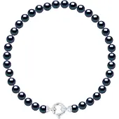 Diadema Armband Gekweekte Parels Zoetwater 5-6mm Sluiting Black Luxury White Gold