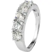 Diadema Trilogy ring zirkoniumoxides sieraden zilver 925 - trilogie