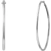 Diadema Creoles Diameter 50 mm Zilver 925 - Beauty 5