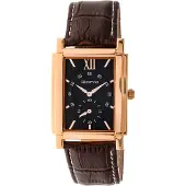 Heritor Automatic Heritor automatisch Frederick lederen band horloge