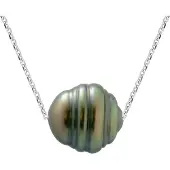 Diadema Ketting Tahitian Pearl Ringed 10-11 Chain Convict 925