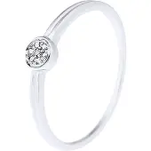 Diadema Solitaire Diamonds 0.040 Cts White Gold