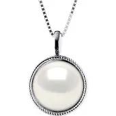 Diadema AURA zoetwater parel White 9-10 mm 925