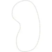 Diadema OPERA Ketting Zoetwaterparels Barok 6-7mm Wit Lengte 80 cm