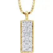Diadema PAVING Ketting Diamonds 0.040 Cts Yellow Gold