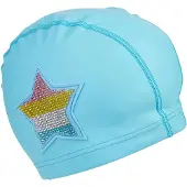 Bling2o Badmuts Kinderen - Lagoon Ster - Rekbaar - Zwemmen - In Doorzichtig Zakje - Blauw