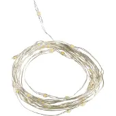 Idena 30257 50er Micro LED Lichterkette silber 2,75 m