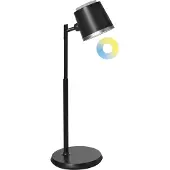 Beliani LIBRA - Bureaulamp LED - Zwart - Synthetisch materiaal