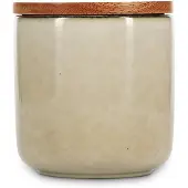 Salt & pepper Voorraadpot Meridian Ivory 12 x 12 cm