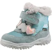 Superfit Snowboots 'HUSKY+' lichtgrijs / mintgroen / rosa