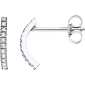 Diadema Half Hoop 0090 Cts Diamond Jewellery White Gold