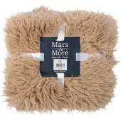 Mars & More plaid tibetaans lam beige 130x170cm