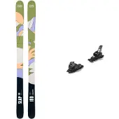 Zag - Ski's - Slap 98 2026 voor Heren van Hout - Maat 173 cm - Groen