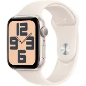 Apple Watch SE 2024 44mm Starlight Sportband M/L