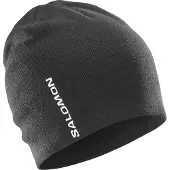 Salomon - Mutsen - Graphic Beanie Deep Black voor Unisex - Zwart
