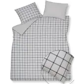 Vandyck Dekbedovertrek Flanel Dundee Blue Ink Flanel-200 x 200 / 220 cm | 2-Persoons