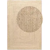 Hanse Home Handgeweven Jute Vloerkleed Juno - Crème 80 x 150 cm