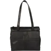 Spikes & Sparrow Durante Laptop Shoulderbag 12" black damestas
