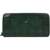 Bear design Zip Around Portemonnee / Clutch Cow Lavato Groen