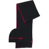 HUGO Muts 'Zaschel' rood / zwart