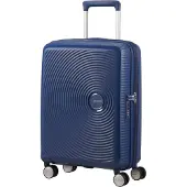 American Tourister Soundbox Expandable Spinner 55cm Midnight Navy