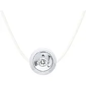 Diadema Diamond Necklace 0030 Cts Nylon Transparant 925