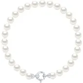 Diadema Armband Gekweekte Parels Zoetwater 6-7mm White Luxury White Gold Clasp