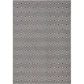 Hanse Home Vloerkleed Karo Rechthoekig - zwart 140 x 200 cm