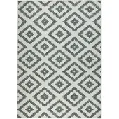 Hanse Home Vloerkleed Malta Rechthoekig - groen, creme 120 x 170