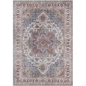 Hanse Home Vintage Vloerkleed Anthea - Creme/Blauw 80 x 200 cm