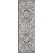 Home Collection Vloerkleed Vintage Genevieve - Grijs/Crème 80 x 200 cm