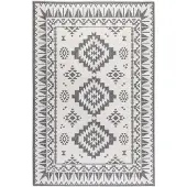 Elle Decoration Dubbelzijdig Buitenkleed Elle - Zilver 120 x 170 cm