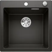 BLANCO PLEON 5, SILGRANIT, zwart