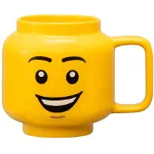 LEGO Mok Ceramic Small Happy Boy Bright Yellow 255 ml