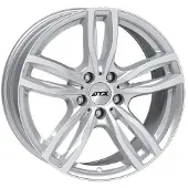 ATS 17-inch aluminium velg, model EVOLUTION, 17 inch, 7,5 inch breed, 5x120 boutgaten, ET43, 72,6 mm naafgat, kleur: zilver