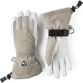Hestra Handschoen Women Heli Ski Female Khaki/Offwhite-9