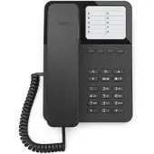 Gigaset Desk 400 - Zwart- bedrade telefoon - ideaal voor thuis en kantoor