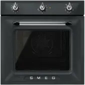 Smeg Thermogeventileerd Oven Oven , Victoria, 60 cm, Thermogeventileerd, Zwart, A, Vapor Clean