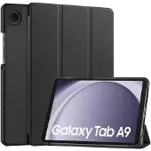 Accezz Tri-Fold Case Cover voor Samsung Galaxy Tab A9 8,7", Zwart