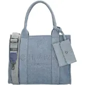 Charm London Shopper/Schoudertas Bond Licht Blauw