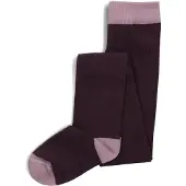 Your Wishes Meisjes Beenmode Plain Knit Knitted Tights - Bordeaux - Maat 86/92