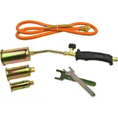 GEKO Propaantoorts - 3 verwisselbare koppen - 20 kW - 1,5 m slang