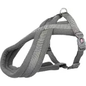 Trixie New Premium Comfort 20 Mm Harness Grijs 35-65 cm