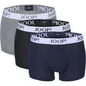 JOOP! Boxershorts navy / grijs gemêleerd / zwart / wit