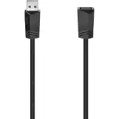 Hama USB-kabel USB 2.0 USB-A vrouwelijk, USB-A mannelijk 1.50 m zwart 00200619