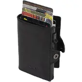 Tony Perotti Furbo Leather Cardholder black