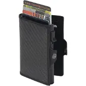 Tony Perotti Furbo Leather Cardholder carbon black pasjeshouder