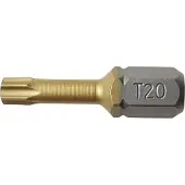 Stalco Torx 20x25 Titanium Bit - 1/4" - S2 Staal