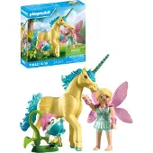 Playmobil Magie Unicorn - Verzamelobject: Zonnebloem met Fee - 2 - - OneSize - Speelgoedfiguren